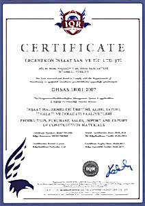 OHSAS 45001 (ERGENEKON)