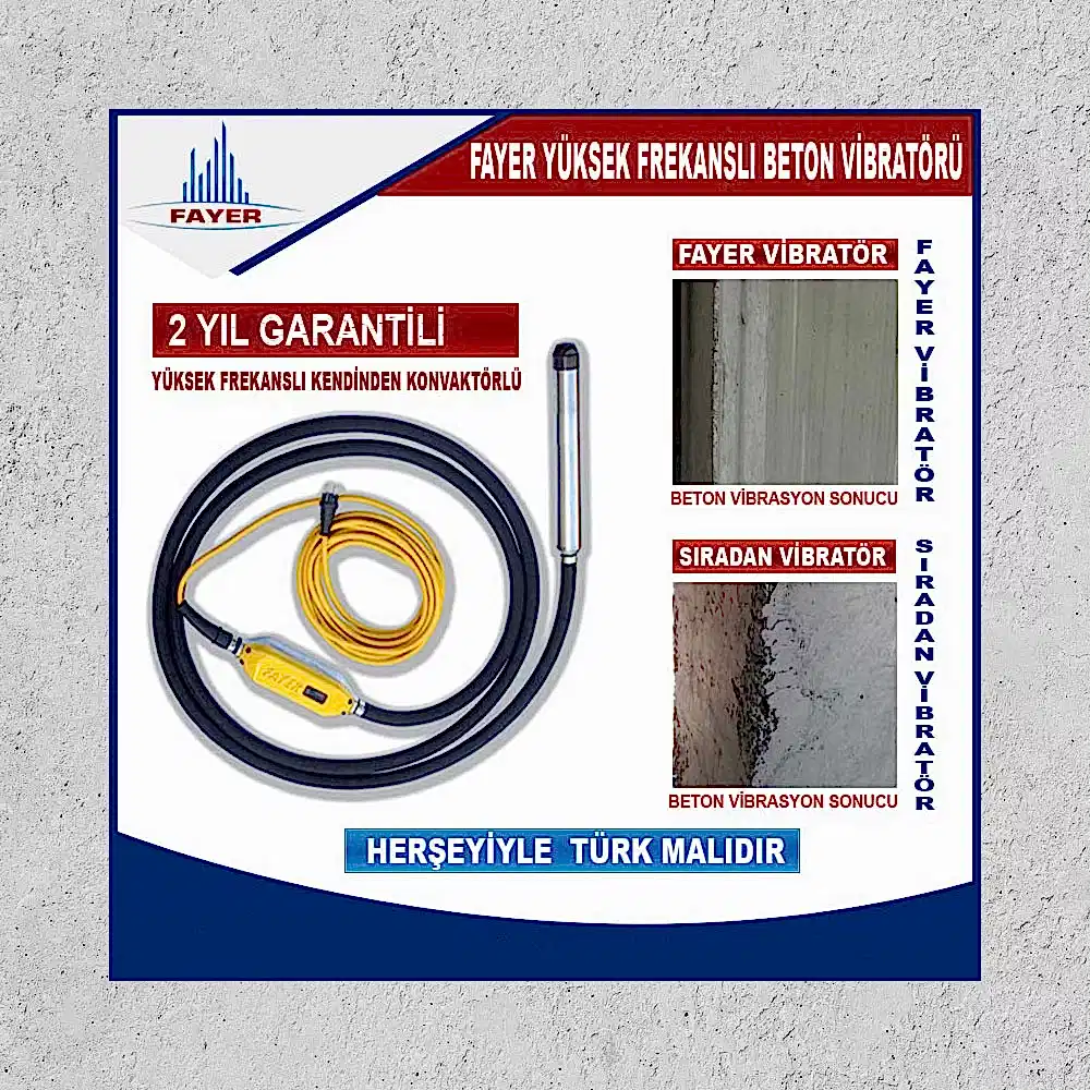 Beton vibratörü